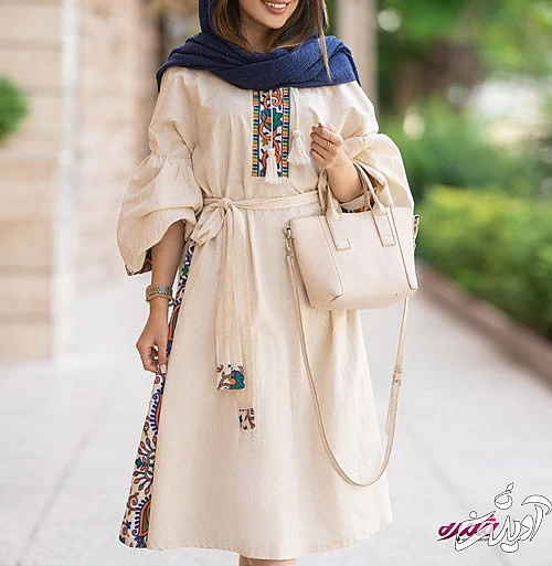 استایل تابستانی با مانتو لینن